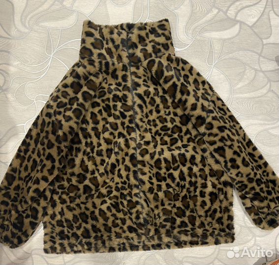 Меховая куртка леопард