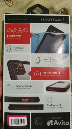 Фирменный чехол ghostek для Samsung Note 10 Plus