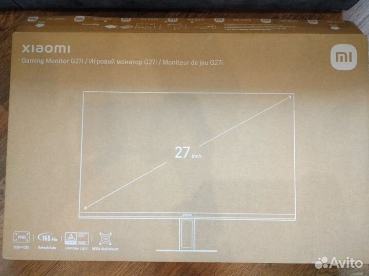 Новый монитор/Redmi X27G/165Hz