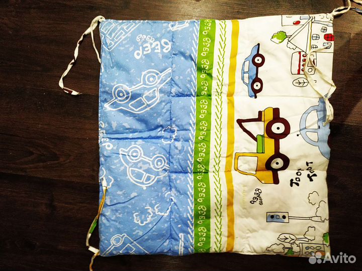 Кармашки органайзер на кроватку шкафчик