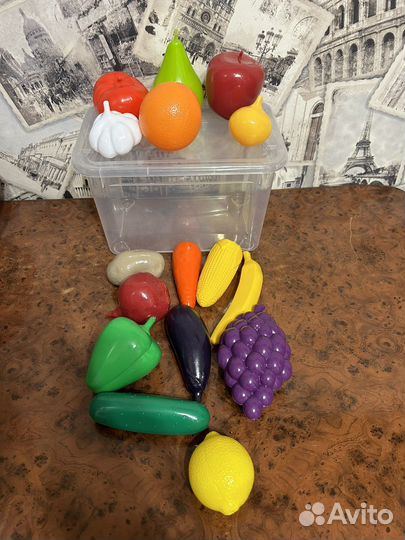 Детский набор овощи и фрукты