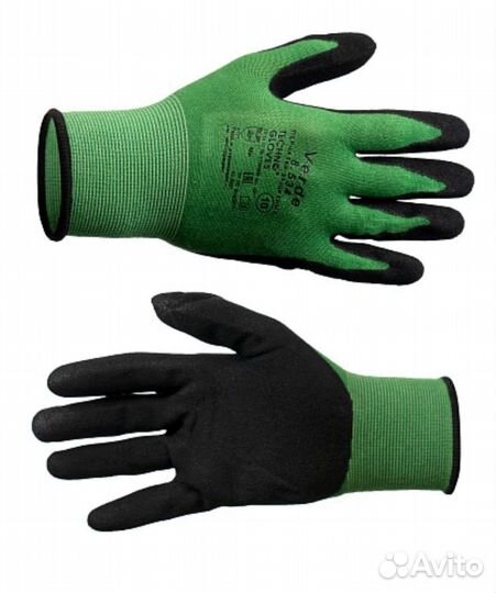 Перчатки защитные с покрытием, размер 8