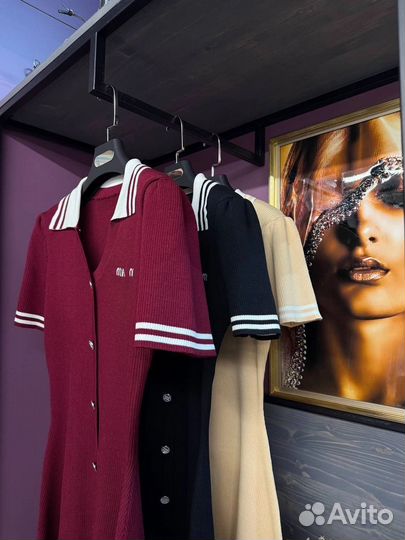 Платье Miu Miu длина 82 см единый р до 46