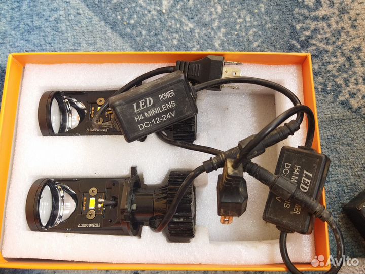 Led лампы h4 mini 2 шт