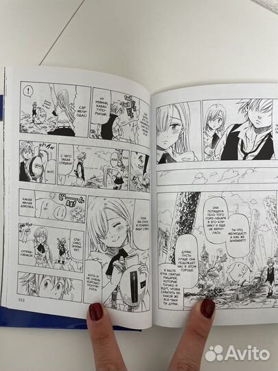 Манга Семь смертных грехов Накаба Судзуки 1,2 том