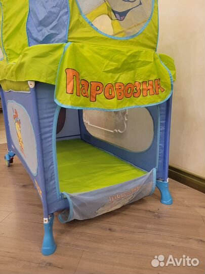 Детская кровать манеж складной seca