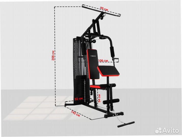 Силовой комплекс unix Fit block 70