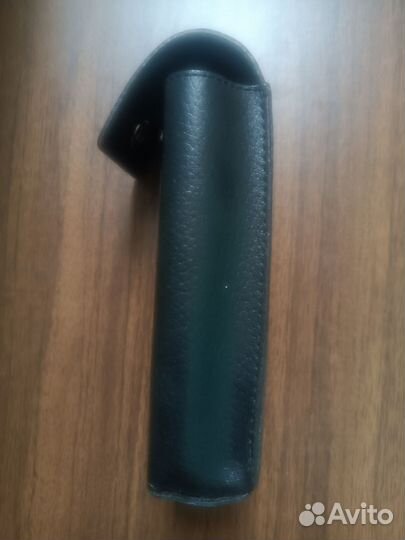 Чехол кожаный подсумок для рации с ремнём