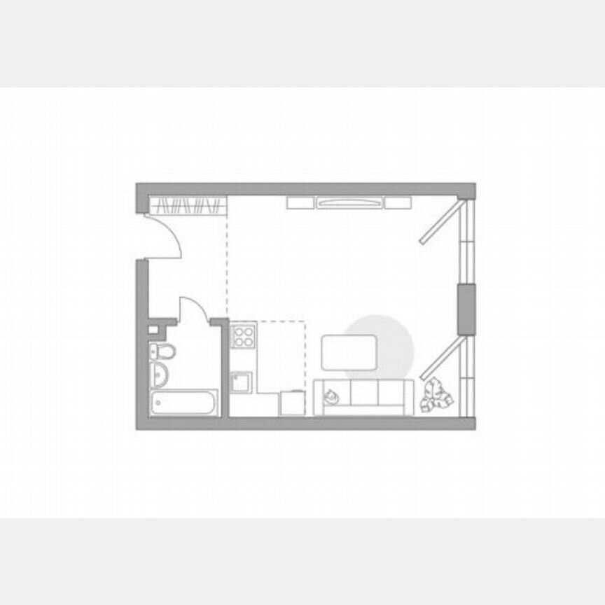 1-к. апартаменты, 37,1 м², 9/23 эт.