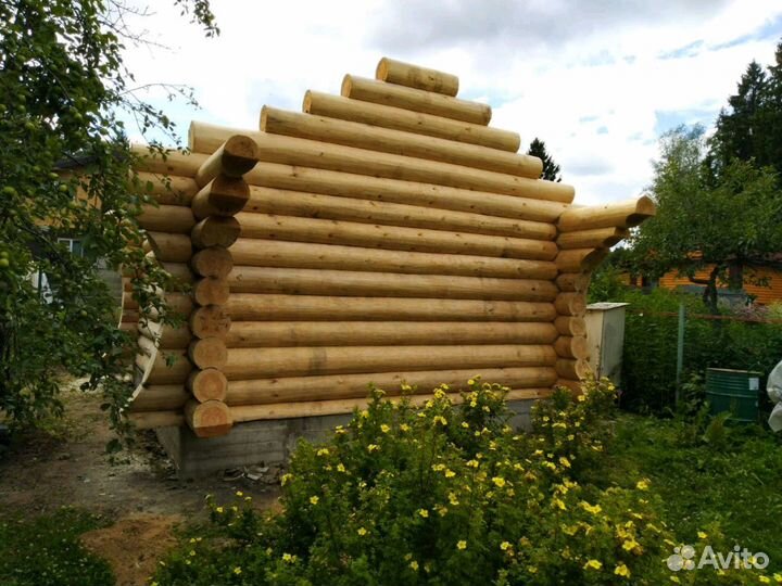 Сборка срубов