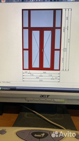 Дверь пластиковая входная