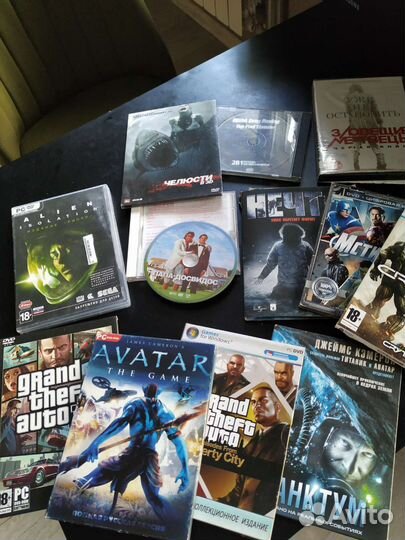 Диски DVD с фильмами и играми для PC