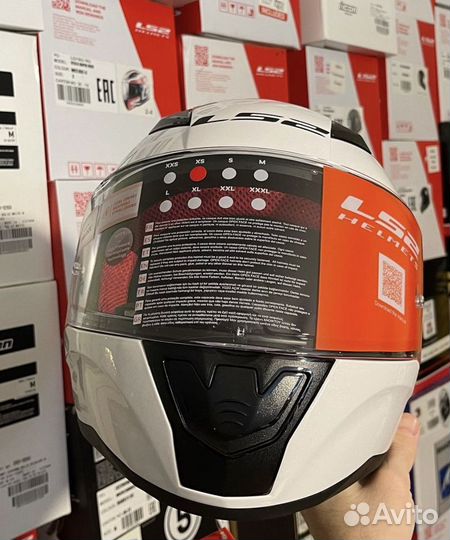 Шлем ls2 размер xs/s/m