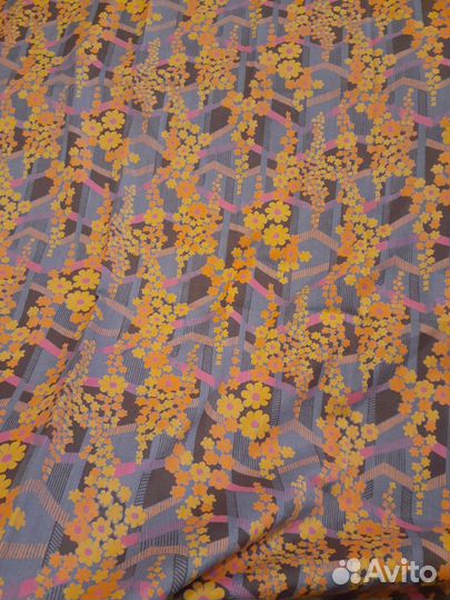 Отрез натуральной ткани СССР 0,92 на 2,9 м