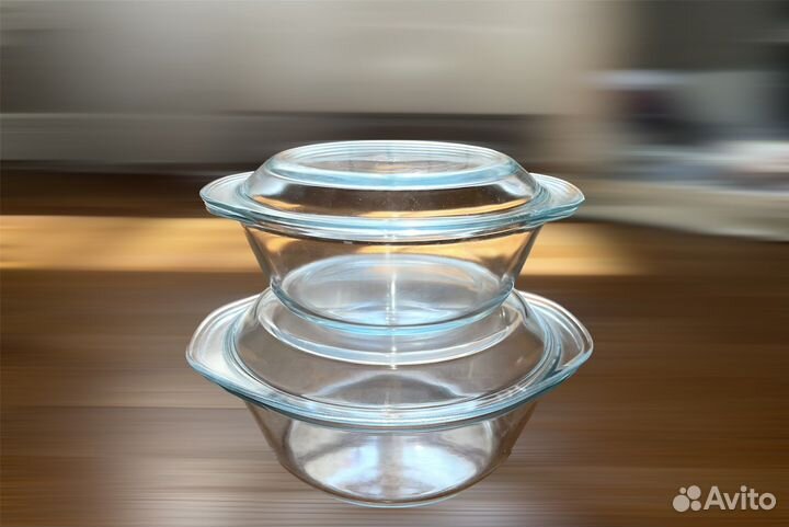 Набор стеклянных форм/стеклянная кастрюля