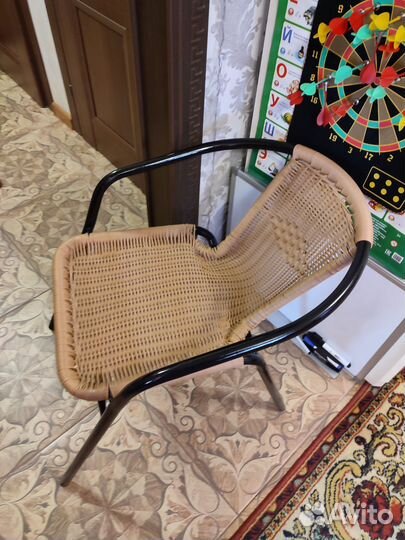 Кресло плетеное