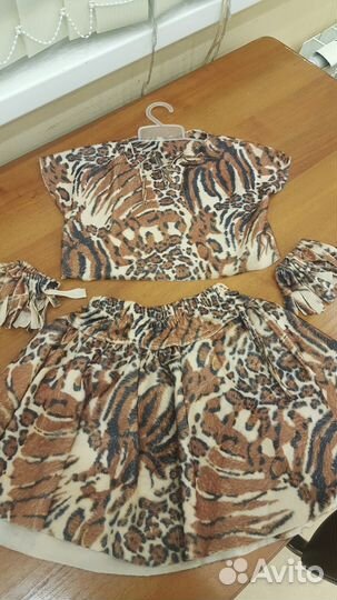 Костюм туземца для девочки 4-5 лет