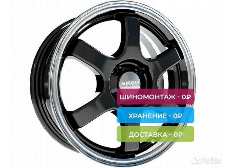 R15 4x98 6J ET38 D58,6 Скад Киото алмаз-антрацит