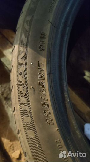 Bridgestone Turanza T001 225/45 R17 91W