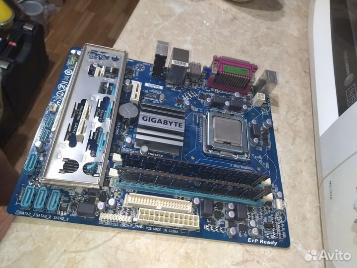 Плата с процессором 4 ядра, 4 гб ддр3