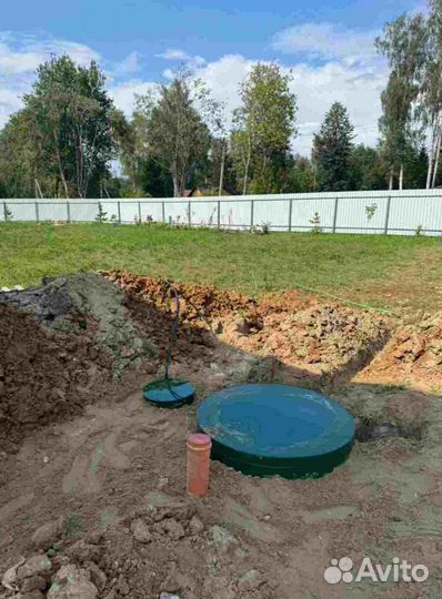 Септик под ключ для частных домов, дачных участков