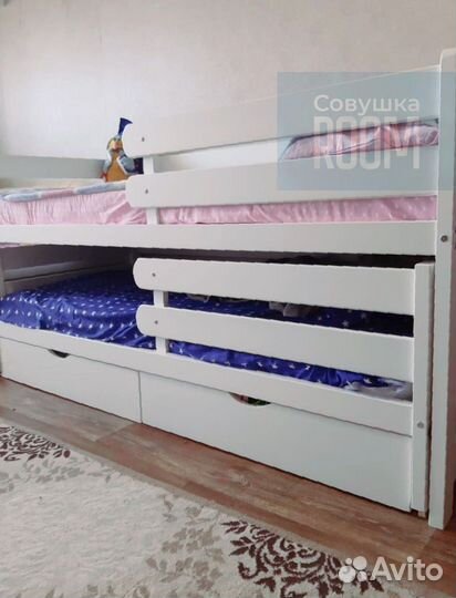 Кровать выкатная для двоих