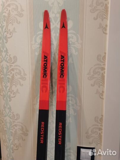Лыжи коньковые Atomic Redster S5 165см+палки,чехол