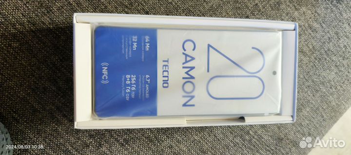 TECNO Camon 20, 8/256 ГБ