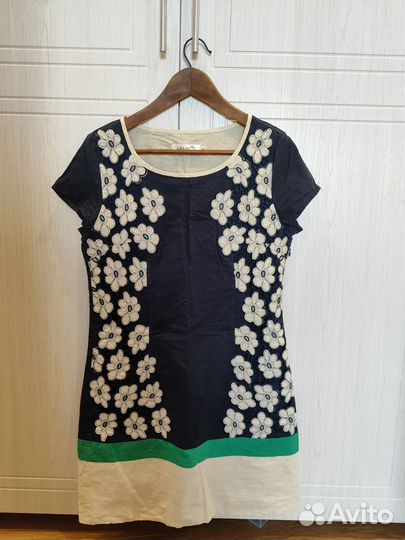 Платье льняное 44