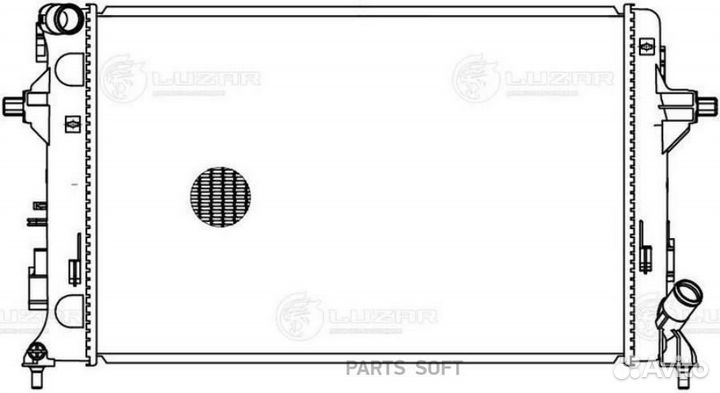 Радиатор охлаждения двигателя Kia Soul III (19) /S