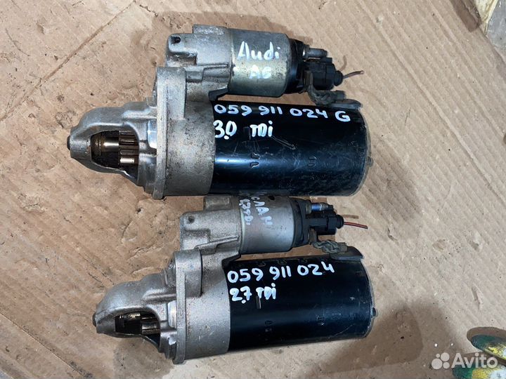 Стартер 059911024G Audi A4 A6 2.7tdi 3.0tdi