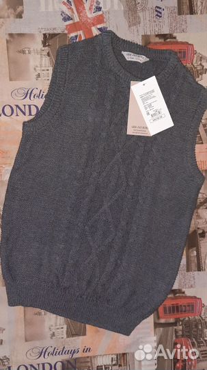 Новая серая школьная форма 128-134