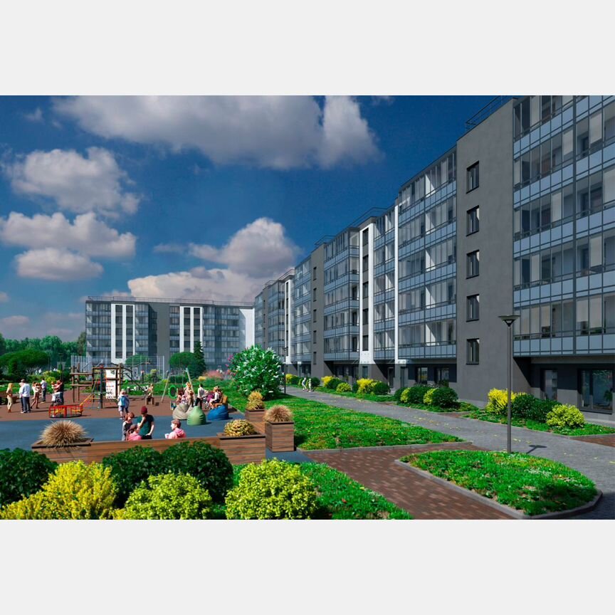 2-к. квартира, 51,4 м², 5/6 эт.