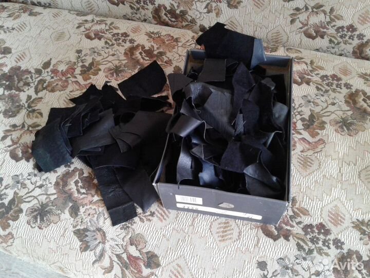 Кожа натуральная в лоскутках