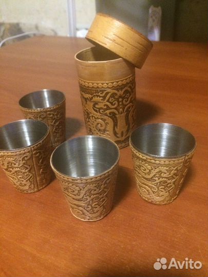 Берестяные стопки