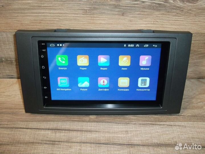 Магнитола 2DIN Volkswagen Touareg Android GPS WiFi