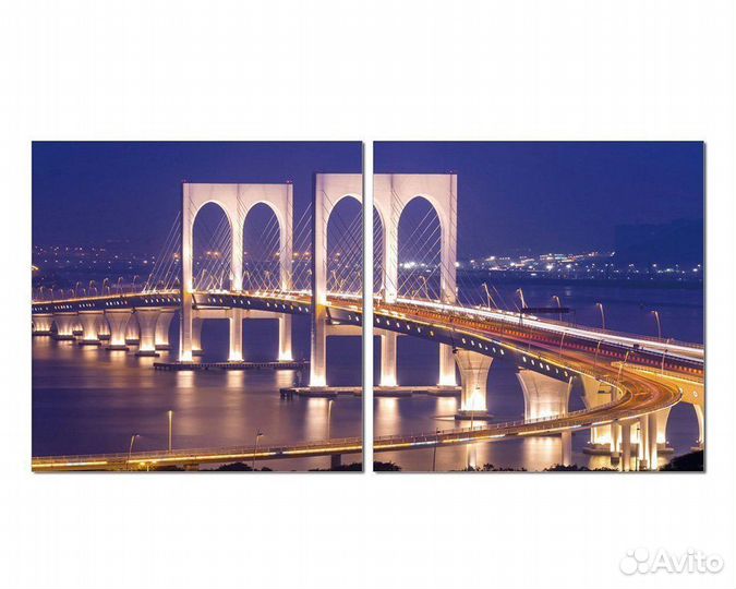 Ночь. Мост (пленка PVC)