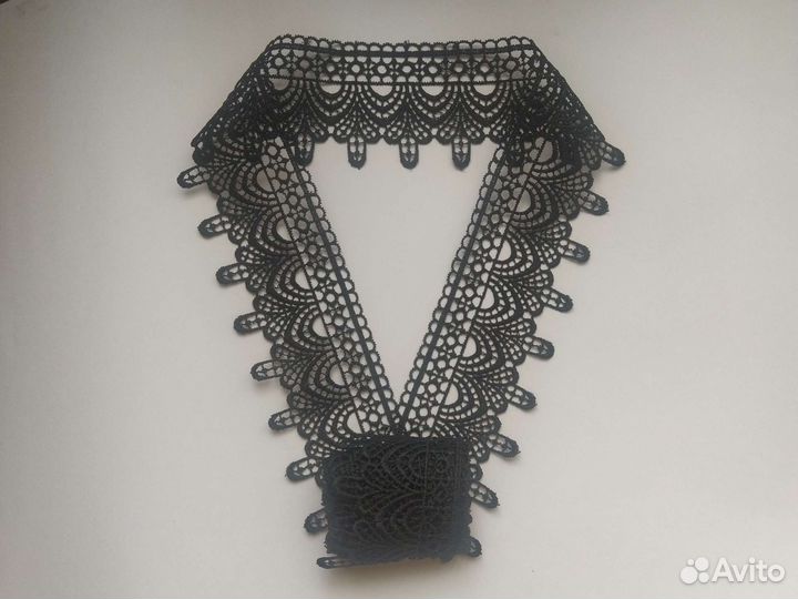 Кружево чёрное новое 2 м 15 см