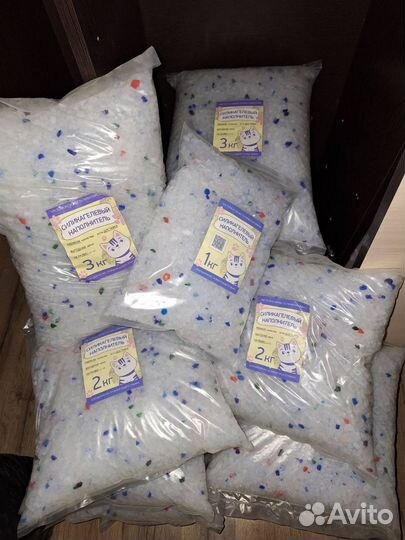 Силикагелевый наполнитель для кошачьего туалета