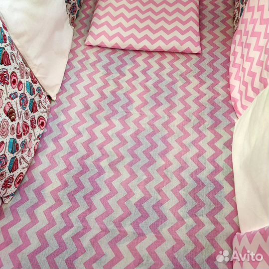 Комплект в кроватку для новорожденных