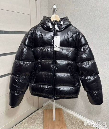 Пуховик zara moncler puffer jacket