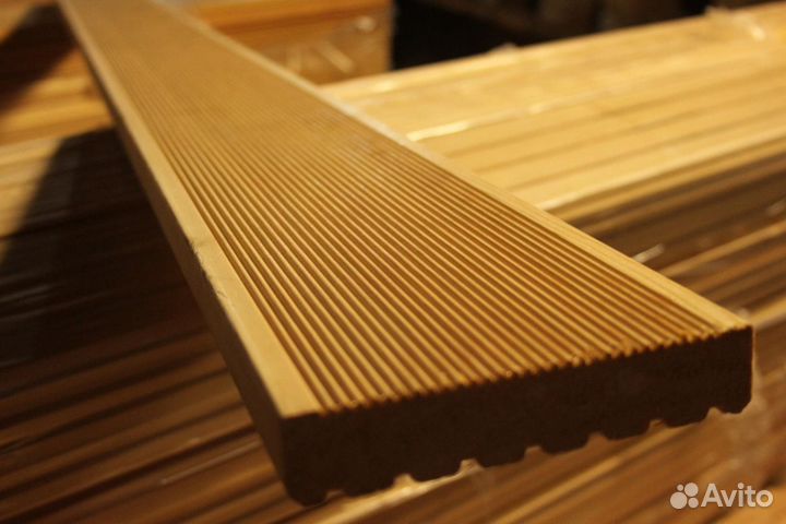 Террасная доска Вельвет лиственица 27*142*4000 D