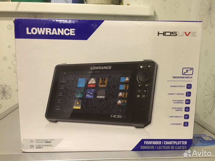 Эхолот-картплоттер Lowrance HDS-9 Live with 3in1 A
