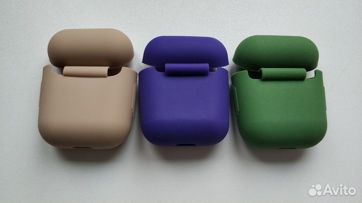 Новые Чехлы Silicone Case для Apple Airpods 2