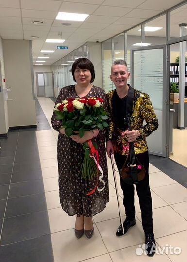 Саксофонист Скрипач Скрипка саксофон скрипачка