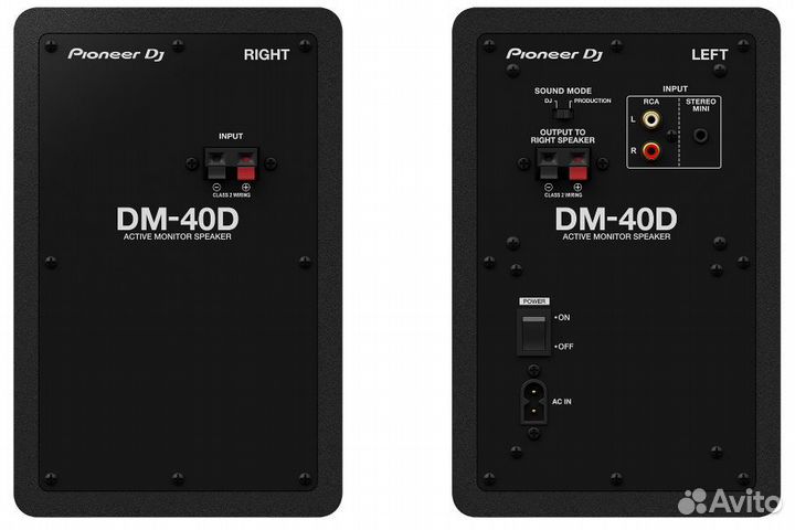 Pioneer DM 40D мониторы (пара)