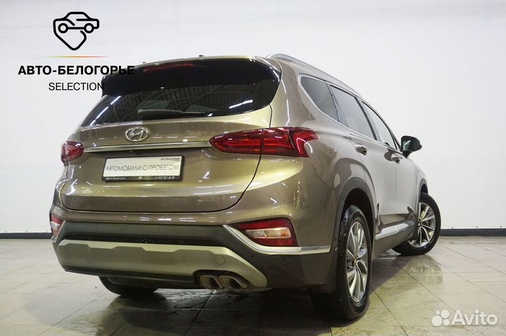 Hyundai Santa Fe 2.2 AT, 2019, 128 000 км