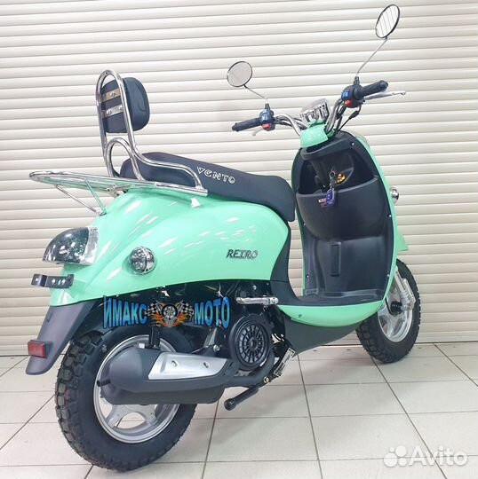 Скутер Vento Retro 150 см3 (49 см3) мятный color