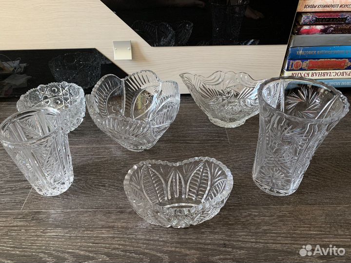 Хрустальная ваза времен СССР