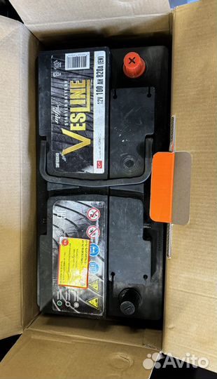 Аккумулятор Vesline 100 Ah 820 A обратная полярнос